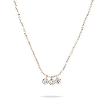 Tamaris Elegantní pozlacený náhrdelník se zirkony Tiny Glimmer TJ-0605-N-45