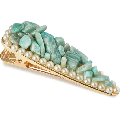 Crystallove Amazonite Hair Clip sponka do vlasů 1 ks