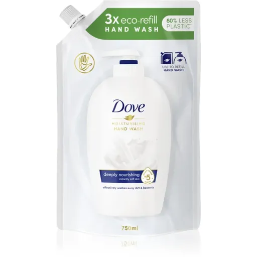 Dove Deeply Nourishing tekuté mýdlo – náhradní náplň 750 ml