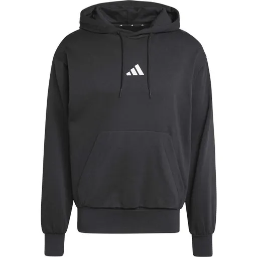 adidas ESSENTIALS FEELCOZY HOODIE Pánská mikina, černá, velikost XXL