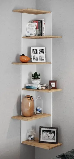 VCM Rohová police „Balos XL“, dub medový