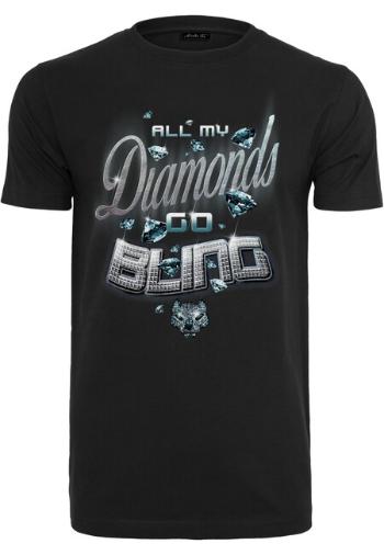 Mr. Tee Diamonds Go Bling Tee black - 3XL