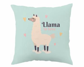 Polštář Llama in love