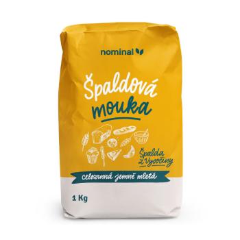 Mouka špaldová celozrnná jemně mletá 1 kg   NOMINAL