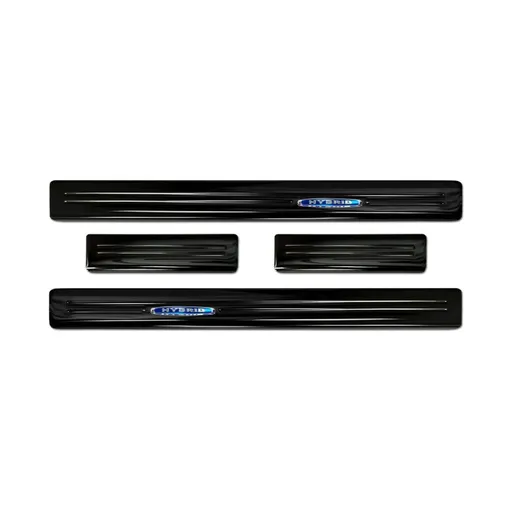 Prahové lišty Hyundai Kona 2017- (tmavé, lesklé)