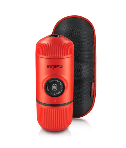 Wacaco Nanopresso Lava Red + pevný obal Kávovar