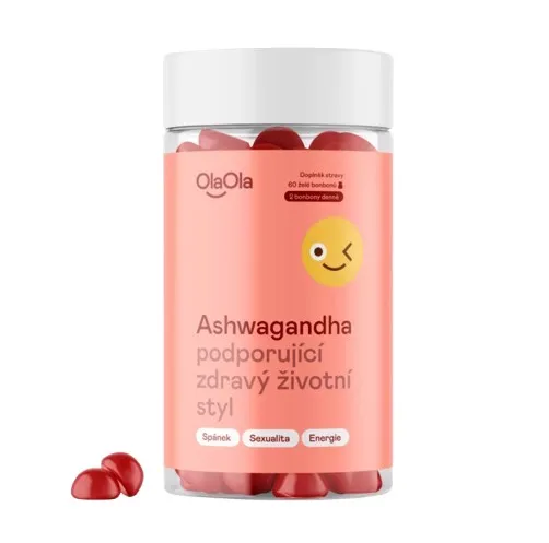 OlaOla Želé Ashwagandha podporující zdravý životní styl 60 kusů