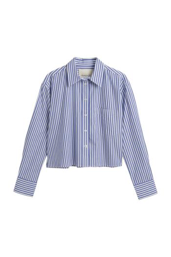 KOŠILE GANT REL CROPPED STRIPED SHIRT COLLEGE BLUE