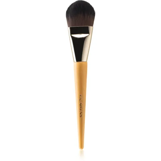 Clarins Flat Foundation Brush plochý štětec na make-up 1 ks