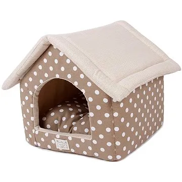 PetProducts Domeček pro psy puntíkatý 41 × 39 × 41 cm (8594202650719)