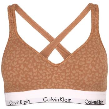 Calvin Klein BRALETTE LIFT Dámská podprsenka, hnědá, velikost