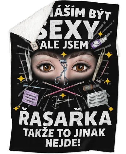 Deka Sexy řasařka (Podšití beránkem: ANO)