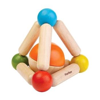 PlanToys tvarovací chrastítko - triangle (8854740052445)