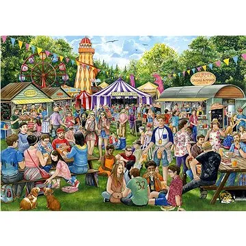 Falcon Puzzle Slavnost klobás a cideru 1000 dílků (8710126113370)