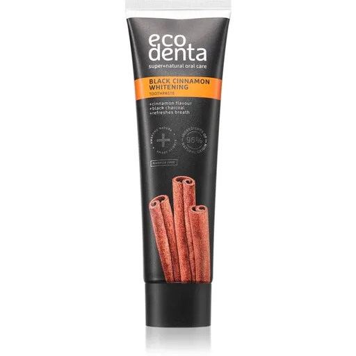 Ecodenta Black Cinnamon Whitening bělicí zubní pasta se skořicí 100 ml