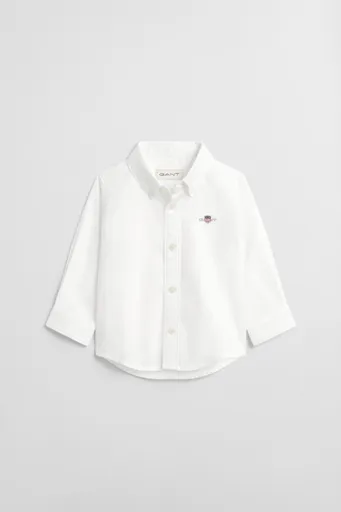 KOŠILE GANT SHIELD OXFORD SHIRT WHITE