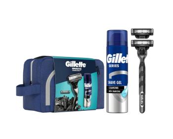 Gillette Mach3 Charcoal dárková sada v tašce