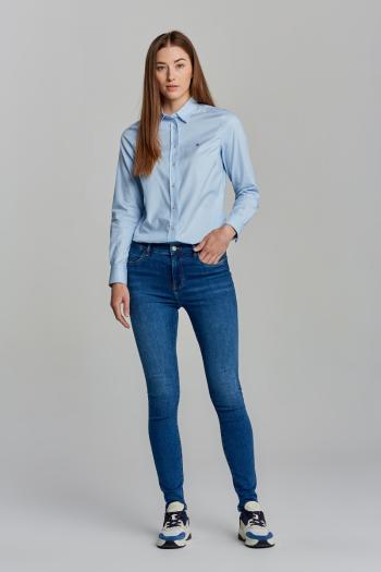 DŽÍNY GANT NELLA TRAVEL INDIGO JEANS MID BLUE WORN IN