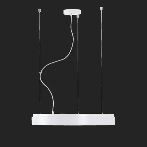 OSMONT DEL66358 DELIA L4 závěsné plastové svítidlo bílá IP40 3000 K 64W LED DALI