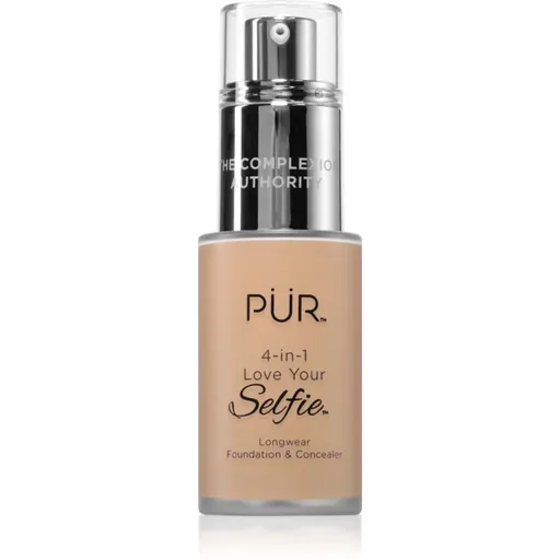 PÜR Cosmetics 4-in-1 Love Your Selfie make-up a korektor 2 v 1 odstín MG5 30 ml
