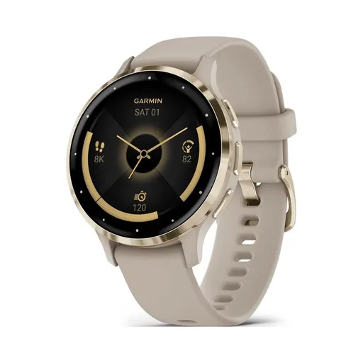 Garmin VENU 3S chytré hodinky French Gray/Soft Gold