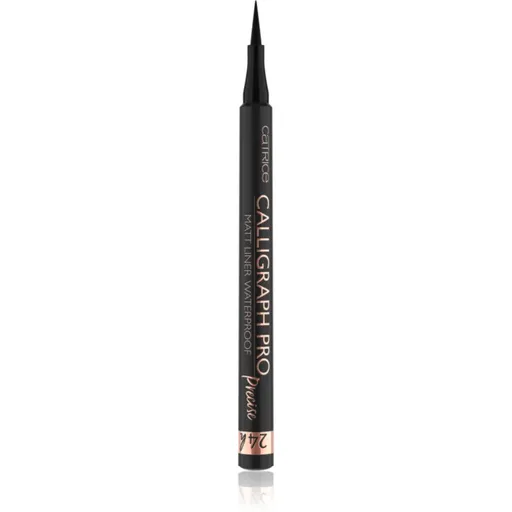Catrice Calligraph Pro Precise 24h Matt voděodolné oční linky v peru odstín 010 Intense Black Waterproof 1,2 ml