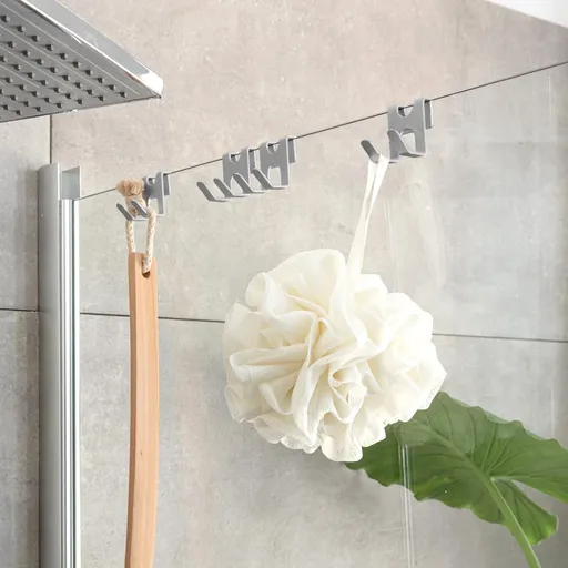 Die moderne Hausfrau Háček na sprchovou zástěnu, 4 ks