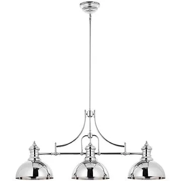 Jupiter 1789 - PT3 - Lustr na tyči PLATINO 3xE27/60W/230V stříbrná (111996)