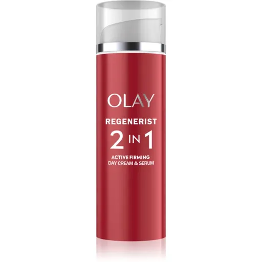 Olay Regenerist 2 in 1 Day Cream & Serum zpevňující denní krém a sérum proti vráskám 2 v 1 50 ml