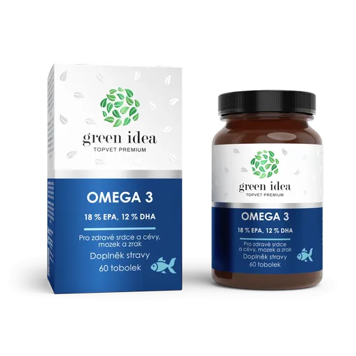 Omega 3 - 18% EPA, 12% DHA - tobolky 60 ks - Green idea