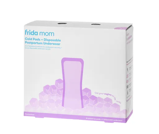 Frida Mom Ice Maxi chladicí absorpční vložky 8 ks + jednorázové poporodní kalhotky 2 ks + dárek zdarma