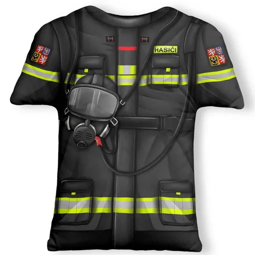3D polštář Torzo – Hasič