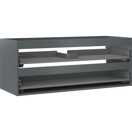 MEXEN Box-A skříňka pro umyvadlo 120, 2 zásuvky, grafit mat 91AX0-1200-470-2-66