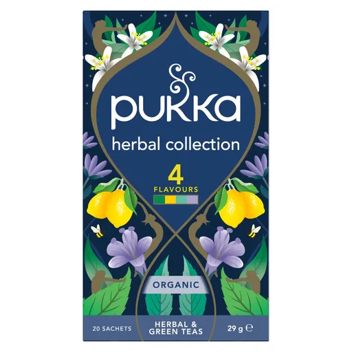 Pukka BIO Herbal Collection porcovaný čaj 4 příchutě 20 sáčků