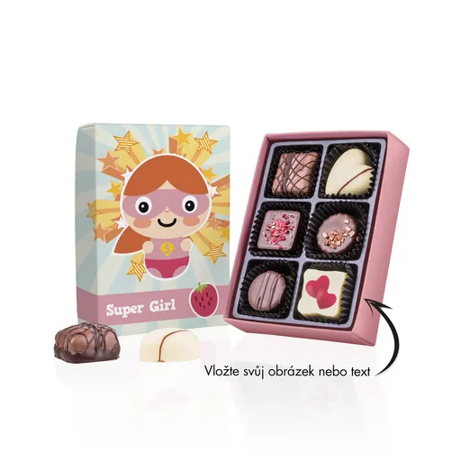 Chocolissimo - Fotočokoláda pro Super děvče - dárek pro přítelkyni 70 g