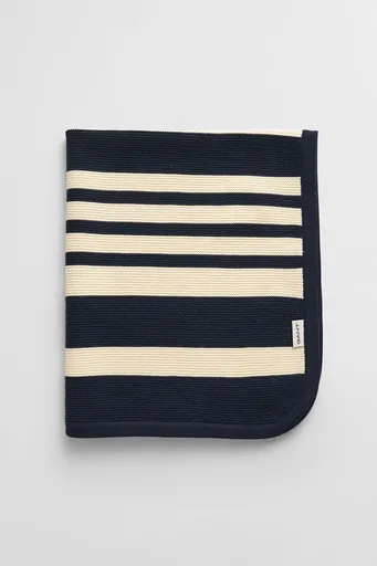 DEKA GANT BRETON STRIPED BLANKET 68 x 78 cm MARINE