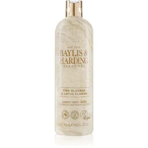 Baylis & Harding Elements Pink Blossom & Lotus Flower luxusní sprchový gel 500 ml