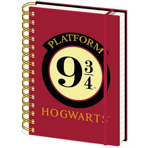 Blok A5 kroužkový Harry Potter 9 a tři čtvrtě