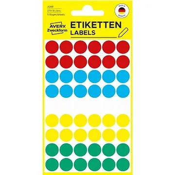 Avery Zweckform 3088 Kulaté značkovací etikety (3088)