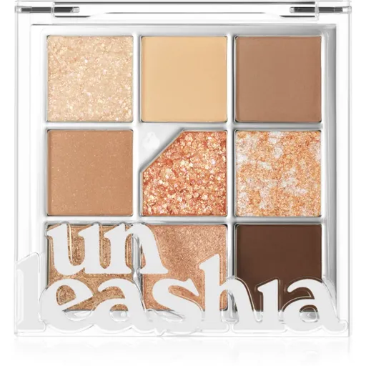 Unleashia Glitterpedia Eye Palette paletka očních stínů odstín No.2 All of Brown 6.2 g