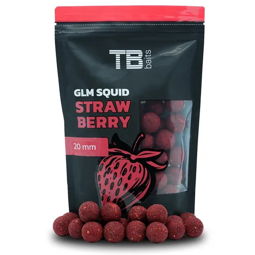 Tb baits boilie glm squid strawberry-1 kg 20 mm