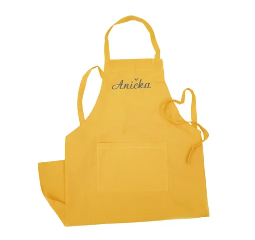 Kuchyňská zástěra s výšivkou