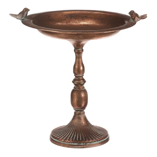 Kovový stojan na aranž nebo pítko Romance, 45 x 38 x 46 cm, barva měděná