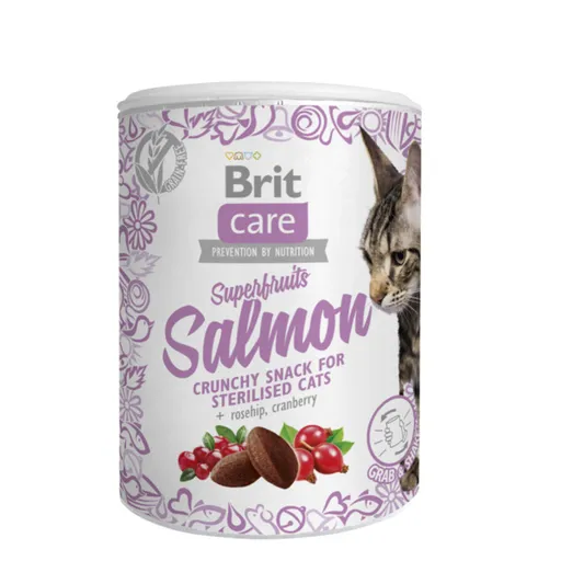 Brit Care Cat Snack Superfruits Salmon 100 g