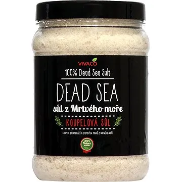 VIVACO Dead Sea Salt Sůl do koupele z Mrtvého moře 1500 g  (8595635204500)