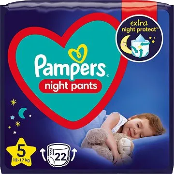 PAMPERS Night Pants vel. 5 (22 ks) (8006540234730)