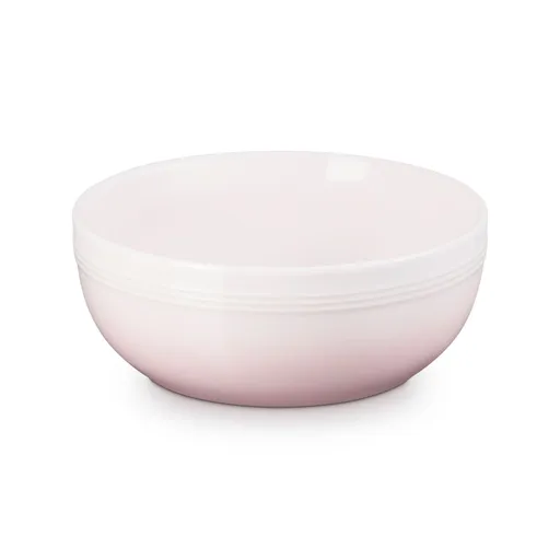 Servírovací mísa COUPE 20 cm, 1,6 l, SHELL PINK, kamenina, Le Creuset