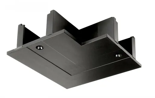 Light Impressions Deko-Light 3-fázový kolejnicový systém - D Line DALI vestavný krycí panel 90°-spojka, černá 710529