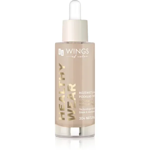 AA Wings of Color Healthy Wear Radiant Foundation rozjasňující hydratační make-up odstín 304 Natural Beige 30 ml