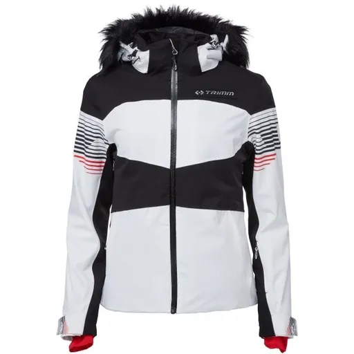TRIMM VALONA Dámská lyžařská bunda, bílá, velikost